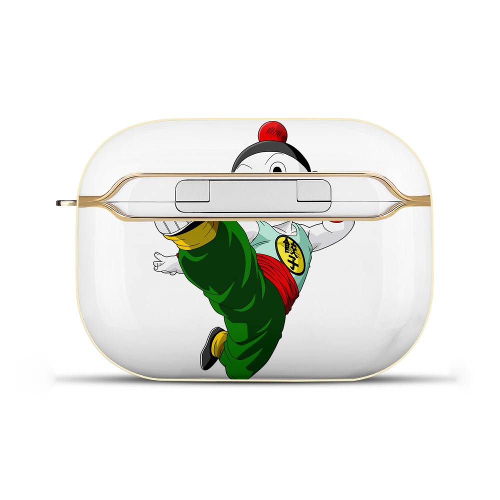 （画像用） ドラゴンボール 餃子（チャオズ）DRAGON BALL Chaoz 【AirPods Pro用】ハードシェル保護ケース｜耐衝撃・防指紋・カラビナ付き商品仕様