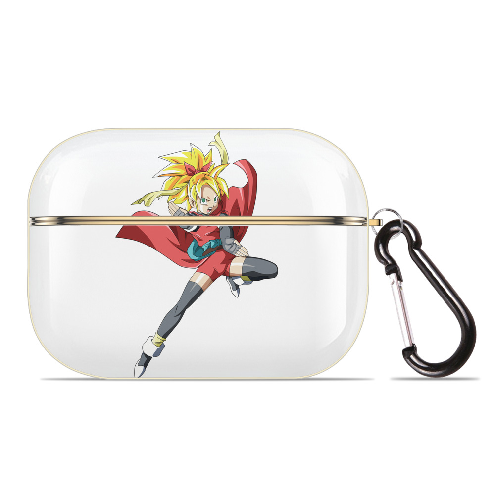 （画像用） ドラゴンボール カリフラ DRAGON BALL Caulifla 【AirPods Pro用】ハードシェル保護ケース｜耐衝撃・防指紋・カラビナ付き商品仕様