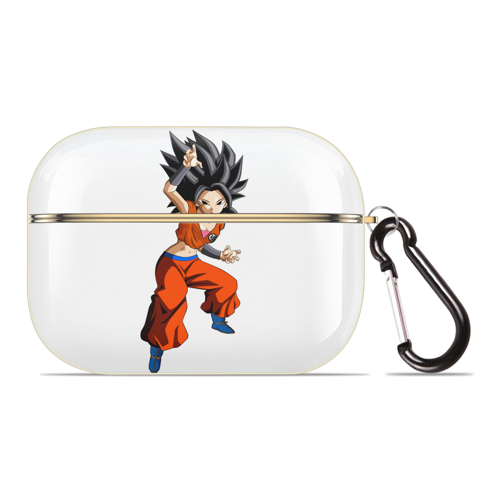 （画像用） ドラゴンボール カリフラ DRAGON BALL Caulifla 【AirPods Pro用】ハードシェル保護ケース｜耐衝撃・防指紋・カラビナ付き商品仕様