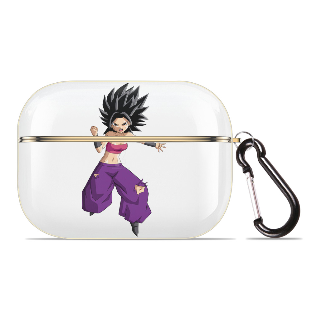 （画像用） ドラゴンボール カリフラ DRAGON BALL Caulifla 【AirPods Pro用】ハードシェル保護ケース｜耐衝撃・防指紋・カラビナ付き商品仕様