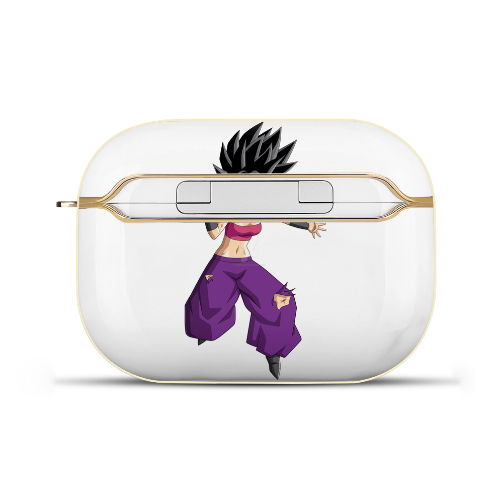 （画像用） ドラゴンボール カリフラ DRAGON BALL Caulifla 【AirPods Pro用】ハードシェル保護ケース｜耐衝撃・防指紋・カラビナ付き商品仕様
