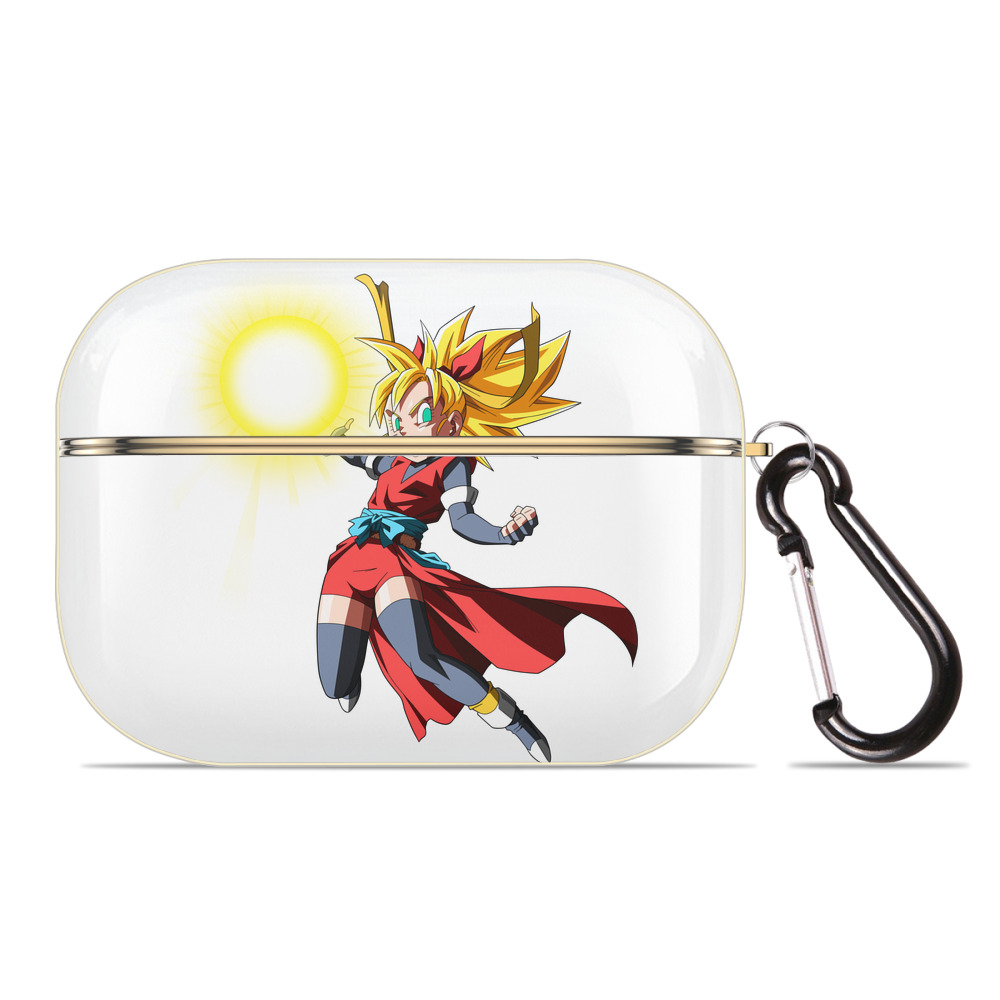 （画像用） ドラゴンボール カリフラ DRAGON BALL Caulifla 【AirPods Pro用】ハードシェル保護ケース｜耐衝撃・防指紋・カラビナ付き商品仕様