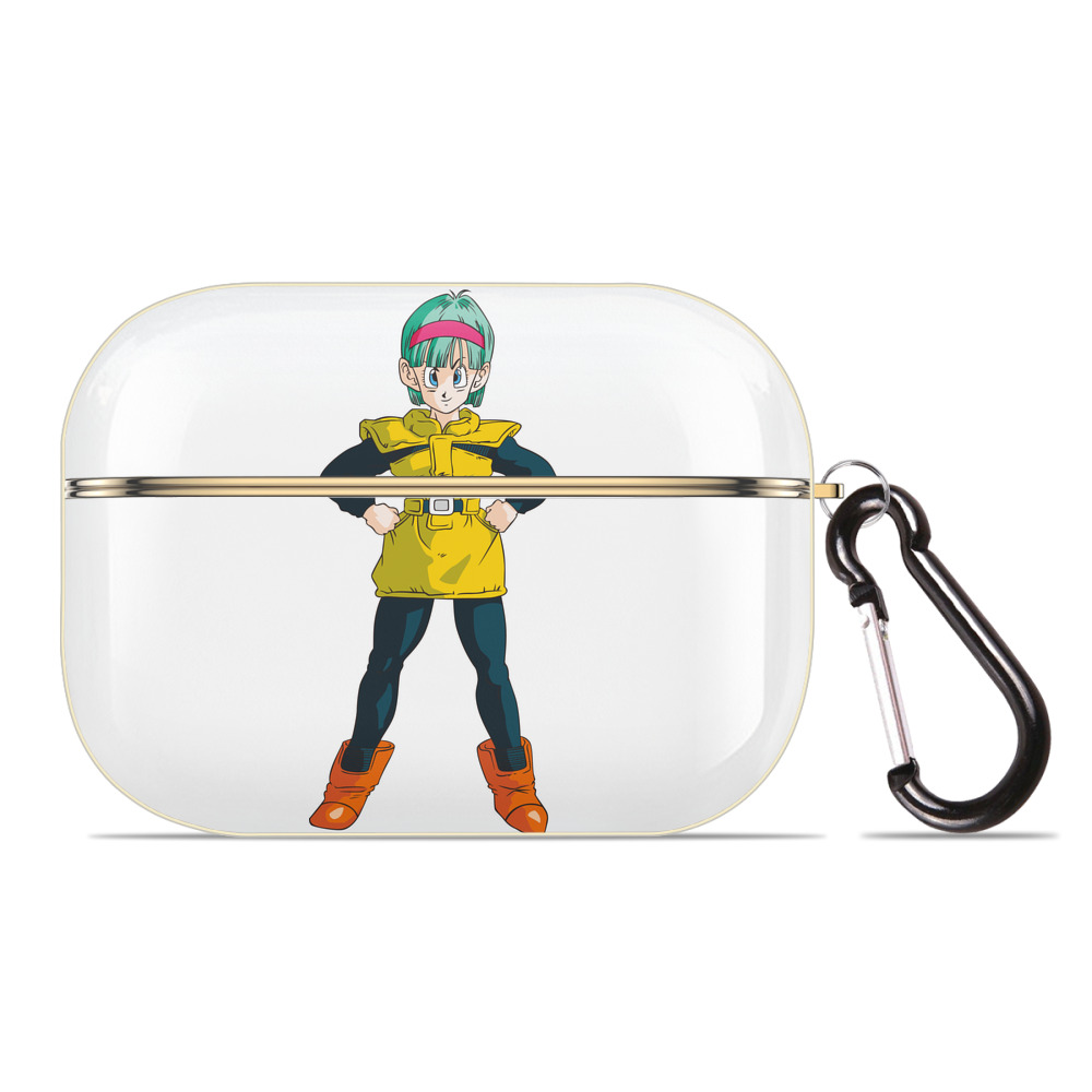 （画像用） ドラゴンボール ブルマ DRAGON BALL Bulma 【AirPods Pro用】ハードシェル保護ケース｜耐衝撃・防指紋・カラビナ付き商品仕様