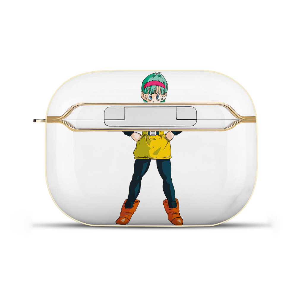 （画像用） ドラゴンボール ブルマ DRAGON BALL Bulma 【AirPods Pro用】ハードシェル保護ケース｜耐衝撃・防指紋・カラビナ付き商品仕様