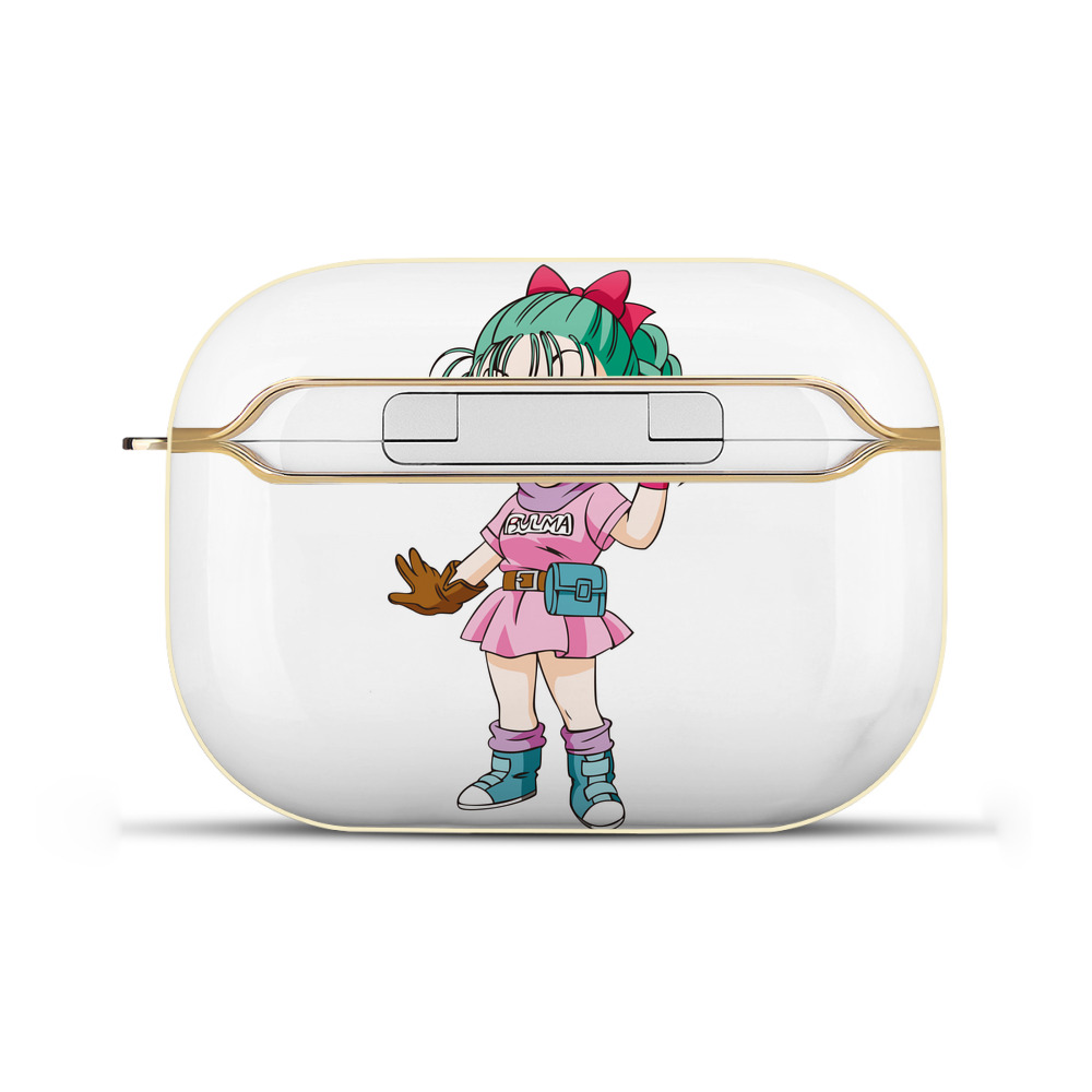 （画像用） ドラゴンボール ブルマ DRAGON BALL Bulma 【AirPods Pro用】ハードシェル保護ケース｜耐衝撃・防指紋・カラビナ付き商品仕様