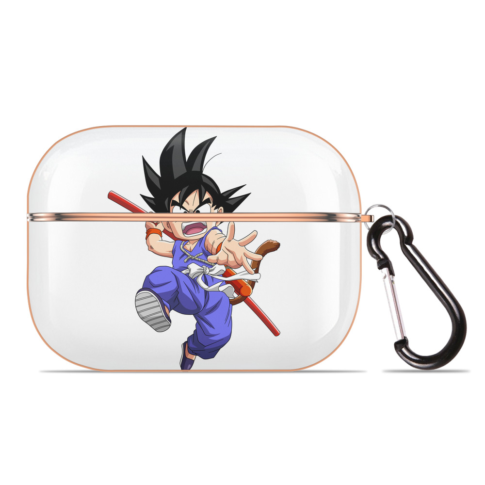 （画像用） ドラゴンボール 孫悟空（そん ごくう）Son Goku カカロット DRAGON BALL Kakarotto 【AirPods Pro用】ハードシェル保護ケース｜耐衝撃・防指紋・カラビナ付き商品仕様