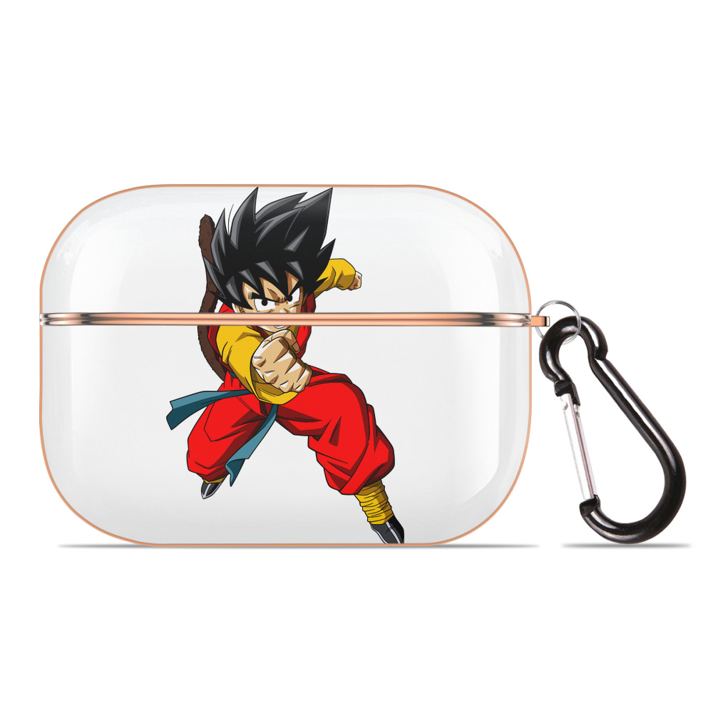 （画像用） ドラゴンボール 孫悟空（そん ごくう）Son Goku カカロット DRAGON BALL Kakarotto 【AirPods Pro用】ハードシェル保護ケース｜耐衝撃・防指紋・カラビナ付き商品仕様