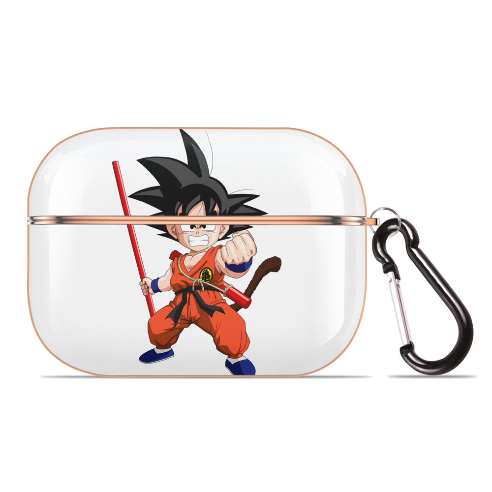 （画像用） ドラゴンボール 孫悟空（そん ごくう）Son Goku カカロット DRAGON BALL Kakarotto 【AirPods Pro用】ハードシェル保護ケース｜耐衝撃・防指紋・カラビナ付き商品仕様