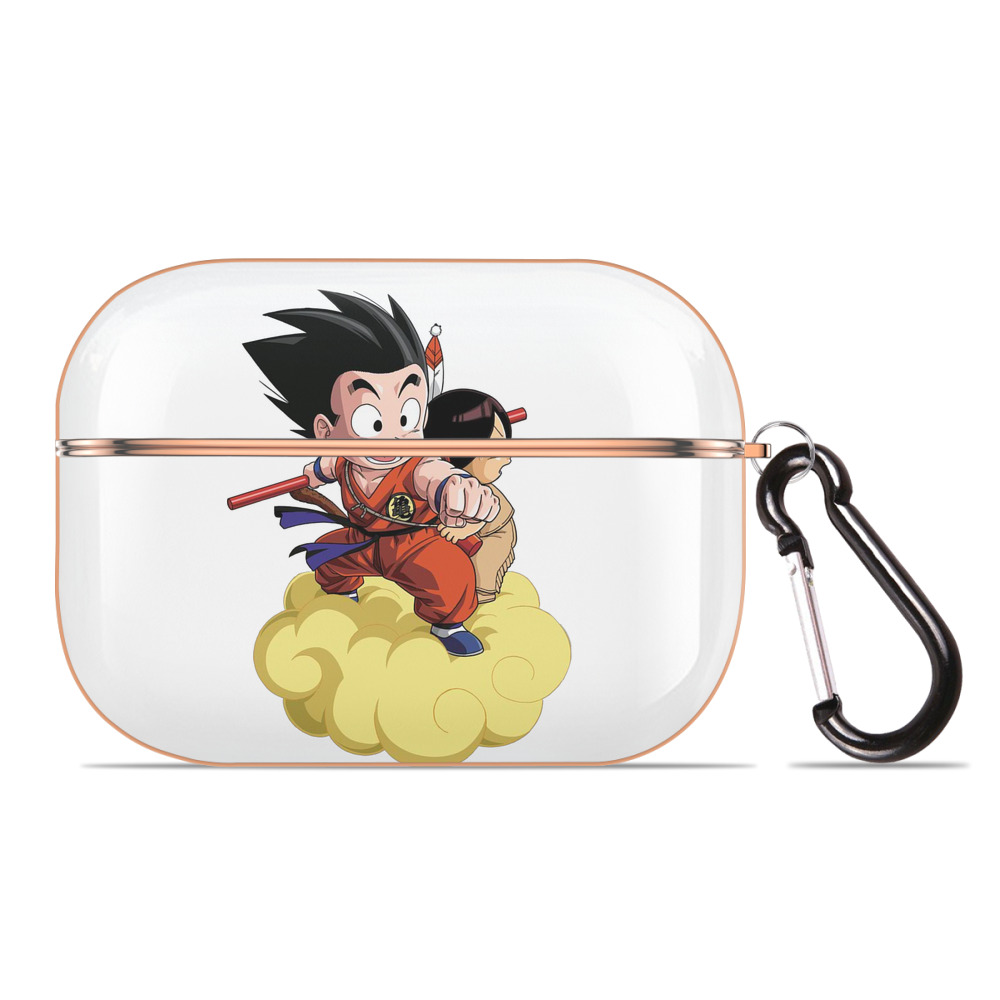 （画像用） ドラゴンボール 孫悟空（そん ごくう）Son Goku カカロット DRAGON BALL Kakarotto 【AirPods Pro用】ハードシェル保護ケース｜耐衝撃・防指紋・カラビナ付き商品仕様