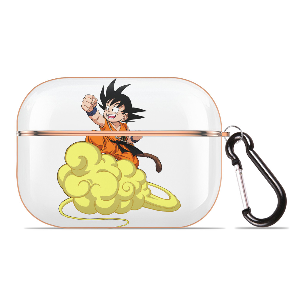 （画像用） ドラゴンボール 孫悟空（そん ごくう）Son Goku カカロット DRAGON BALL Kakarotto 【AirPods Pro用】ハードシェル保護ケース｜耐衝撃・防指紋・カラビナ付き商品仕様