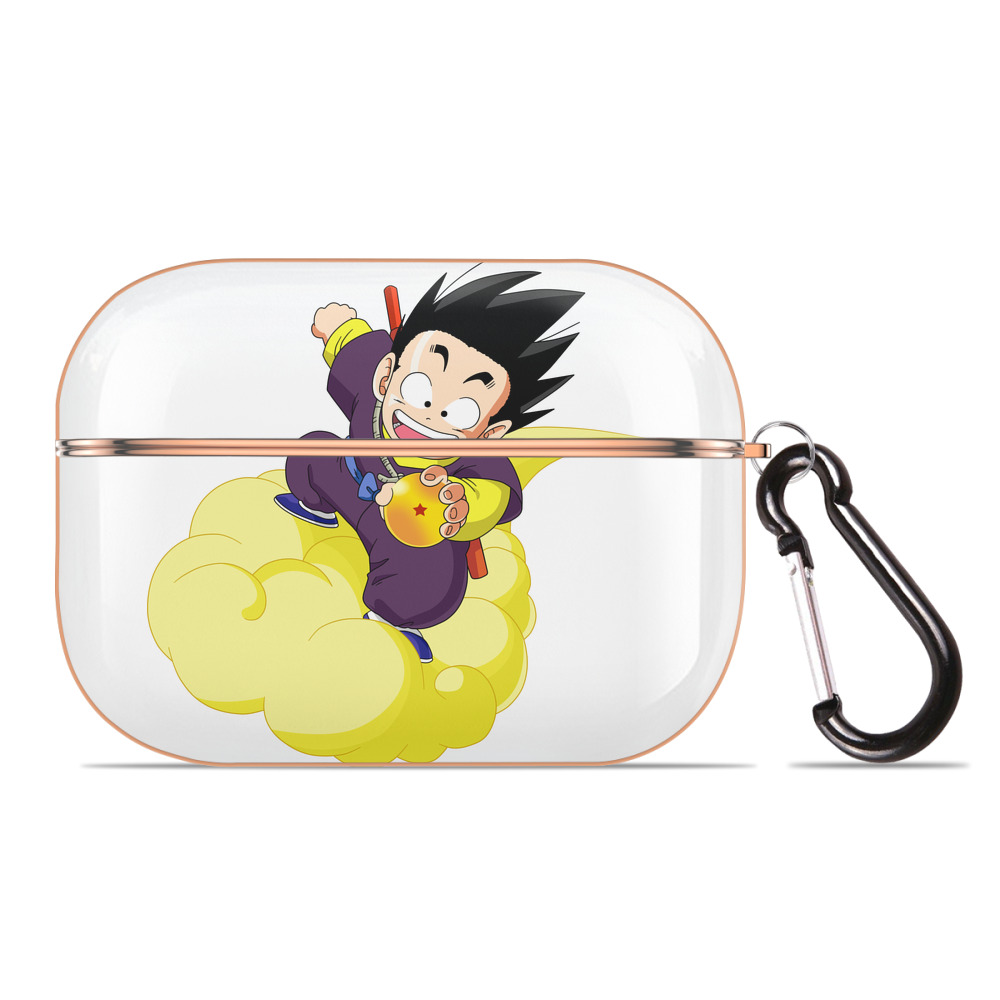 （画像用） ドラゴンボール 孫悟空（そん ごくう）Son Goku カカロット DRAGON BALL Kakarotto 【AirPods Pro用】ハードシェル保護ケース｜耐衝撃・防指紋・カラビナ付き商品仕様