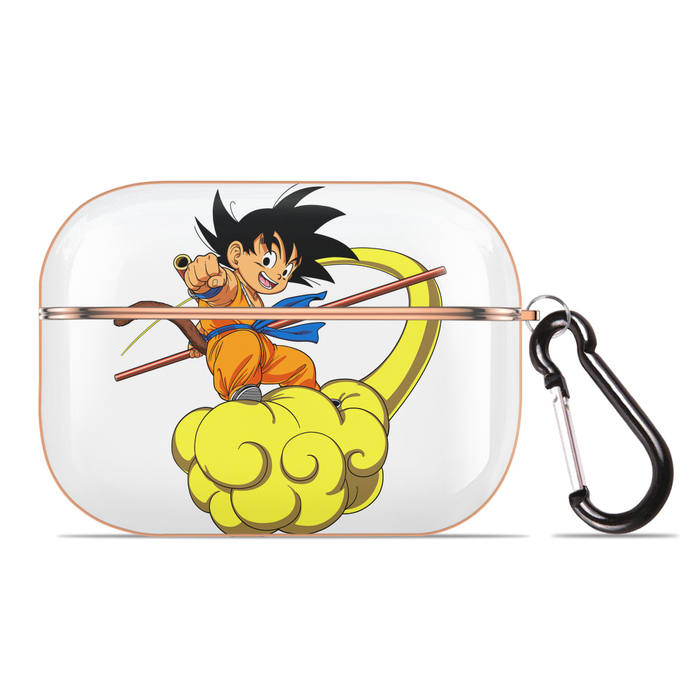 （画像用） ドラゴンボール 孫悟空（そん ごくう）Son Goku カカロット DRAGON BALL Kakarotto 【AirPods Pro用】ハードシェル保護ケース｜耐衝撃・防指紋・カラビナ付き商品仕様