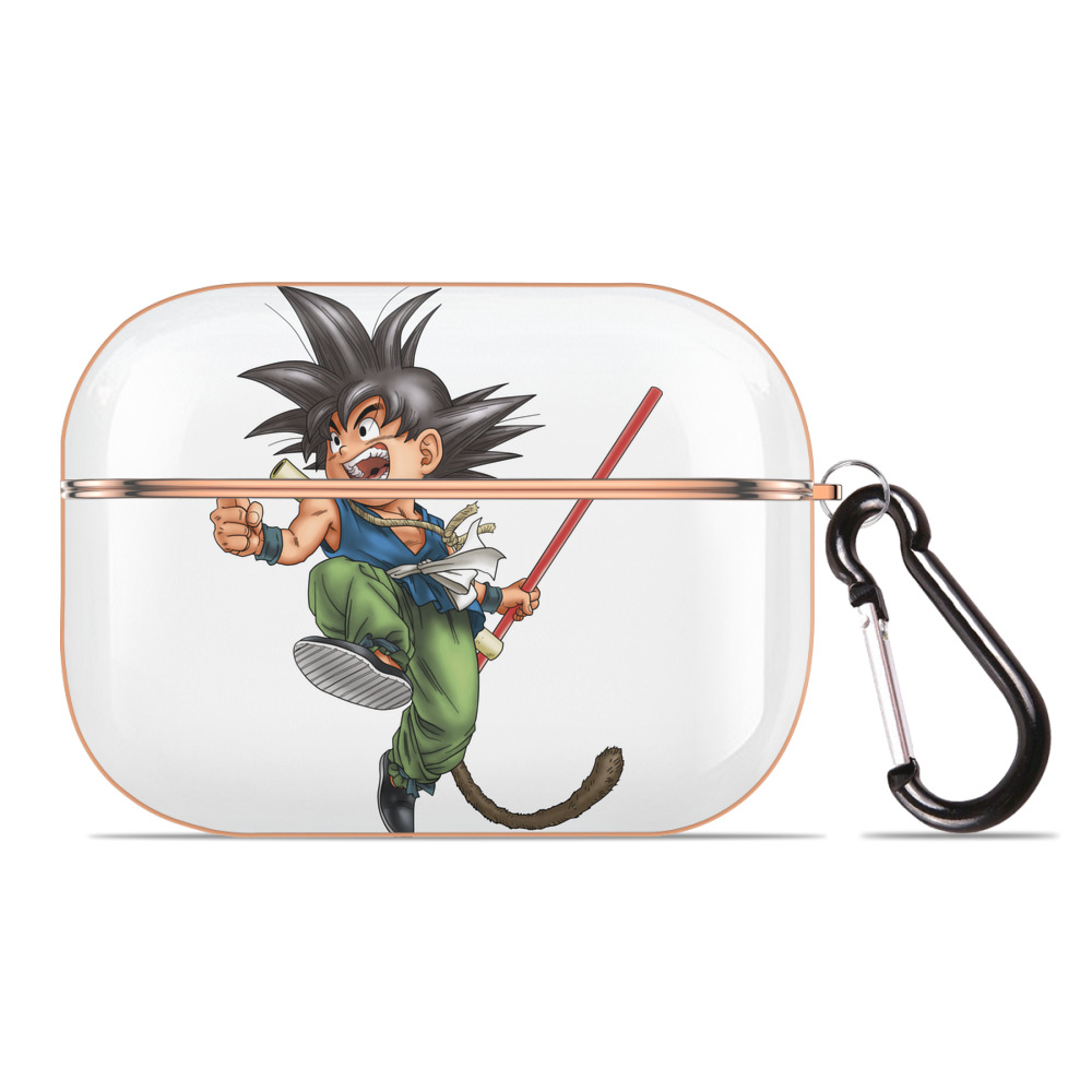 （画像用） ドラゴンボール 孫悟空（そん ごくう）Son Goku カカロット DRAGON BALL Kakarotto 【AirPods Pro用】ハードシェル保護ケース｜耐衝撃・防指紋・カラビナ付き商品仕様