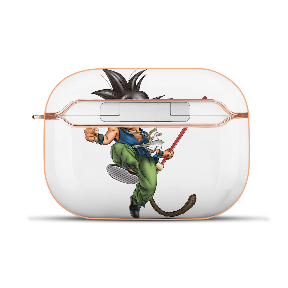 （画像用） ドラゴンボール 孫悟空（そん ごくう）Son Goku カカロット DRAGON BALL Kakarotto 【AirPods Pro用】ハードシェル保護ケース｜耐衝撃・防指紋・カラビナ付き商品仕様