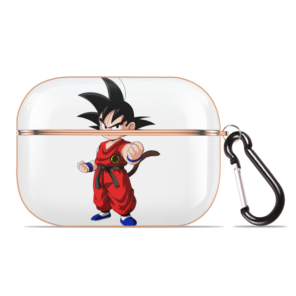 （画像用） ドラゴンボール 孫悟空（そん ごくう）Son Goku カカロット DRAGON BALL Kakarotto 【AirPods Pro用】ハードシェル保護ケース｜耐衝撃・防指紋・カラビナ付き商品仕様