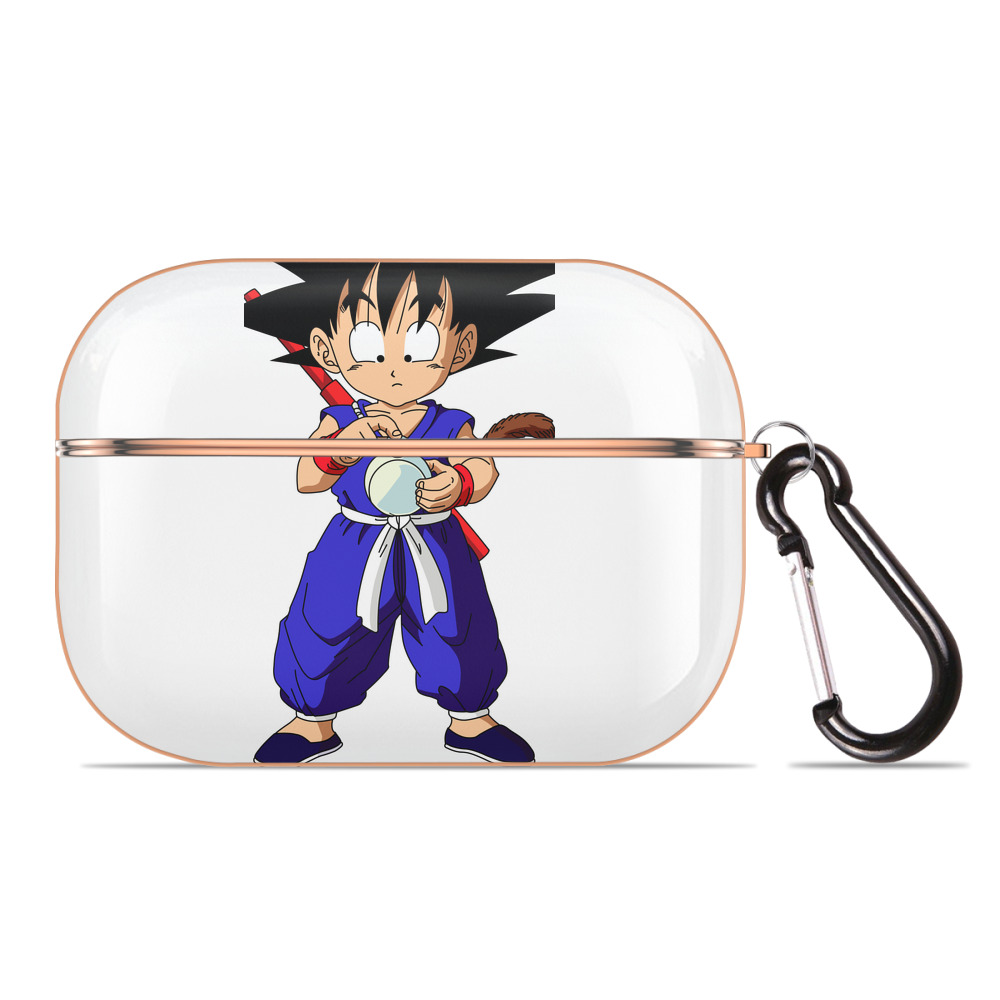 （画像用） ドラゴンボール 孫悟空（そん ごくう）Son Goku カカロット DRAGON BALL Kakarotto 【AirPods Pro用】ハードシェル保護ケース｜耐衝撃・防指紋・カラビナ付き商品仕様