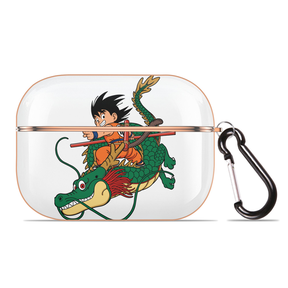 （画像用） ドラゴンボール 孫悟空（そん ごくう）Son Goku カカロット DRAGON BALL Kakarotto 【AirPods Pro用】ハードシェル保護ケース｜耐衝撃・防指紋・カラビナ付き商品仕様