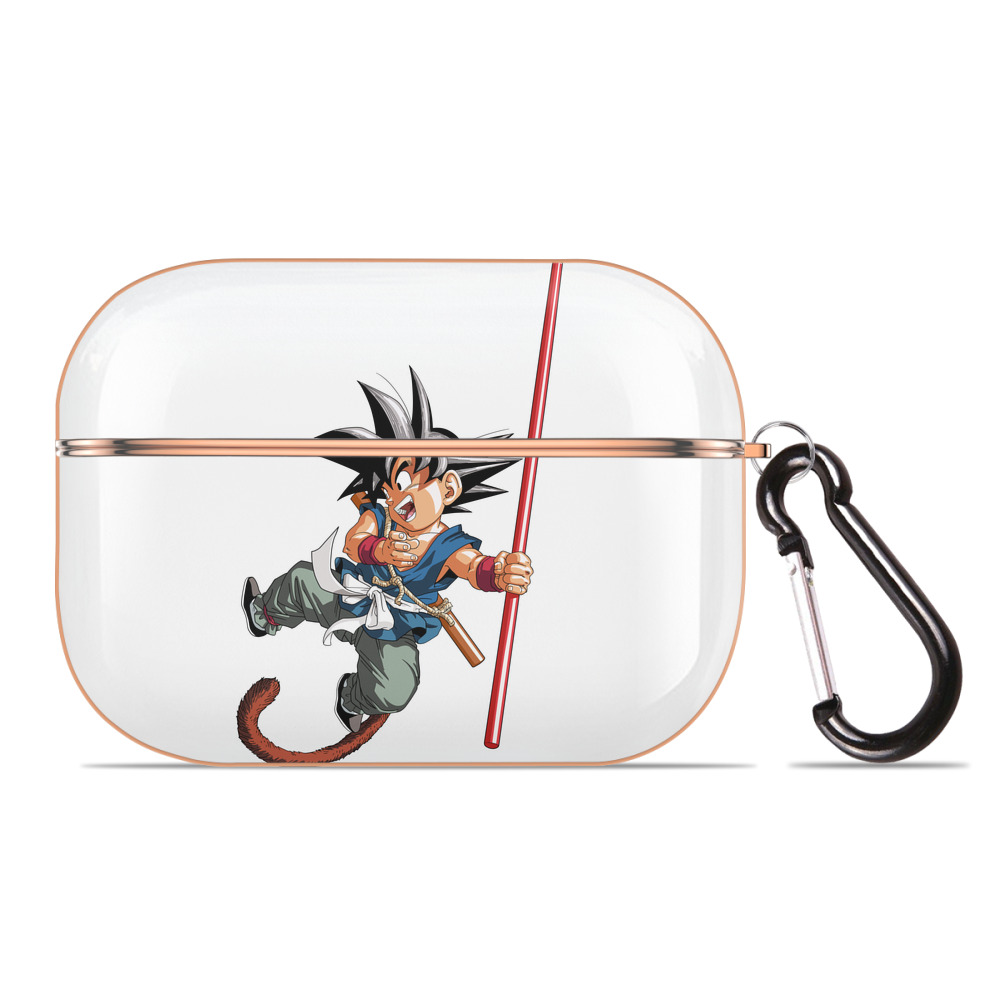 （画像用） ドラゴンボール 孫悟空（そん ごくう）Son Goku カカロット DRAGON BALL Kakarotto 【AirPods Pro用】ハードシェル保護ケース｜耐衝撃・防指紋・カラビナ付き商品仕様