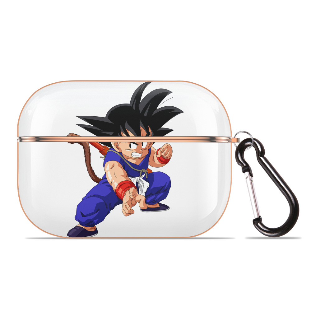 （画像用） ドラゴンボール 孫悟空（そん ごくう）Son Goku カカロット DRAGON BALL Kakarotto 【AirPods Pro用】ハードシェル保護ケース｜耐衝撃・防指紋・カラビナ付き商品仕様