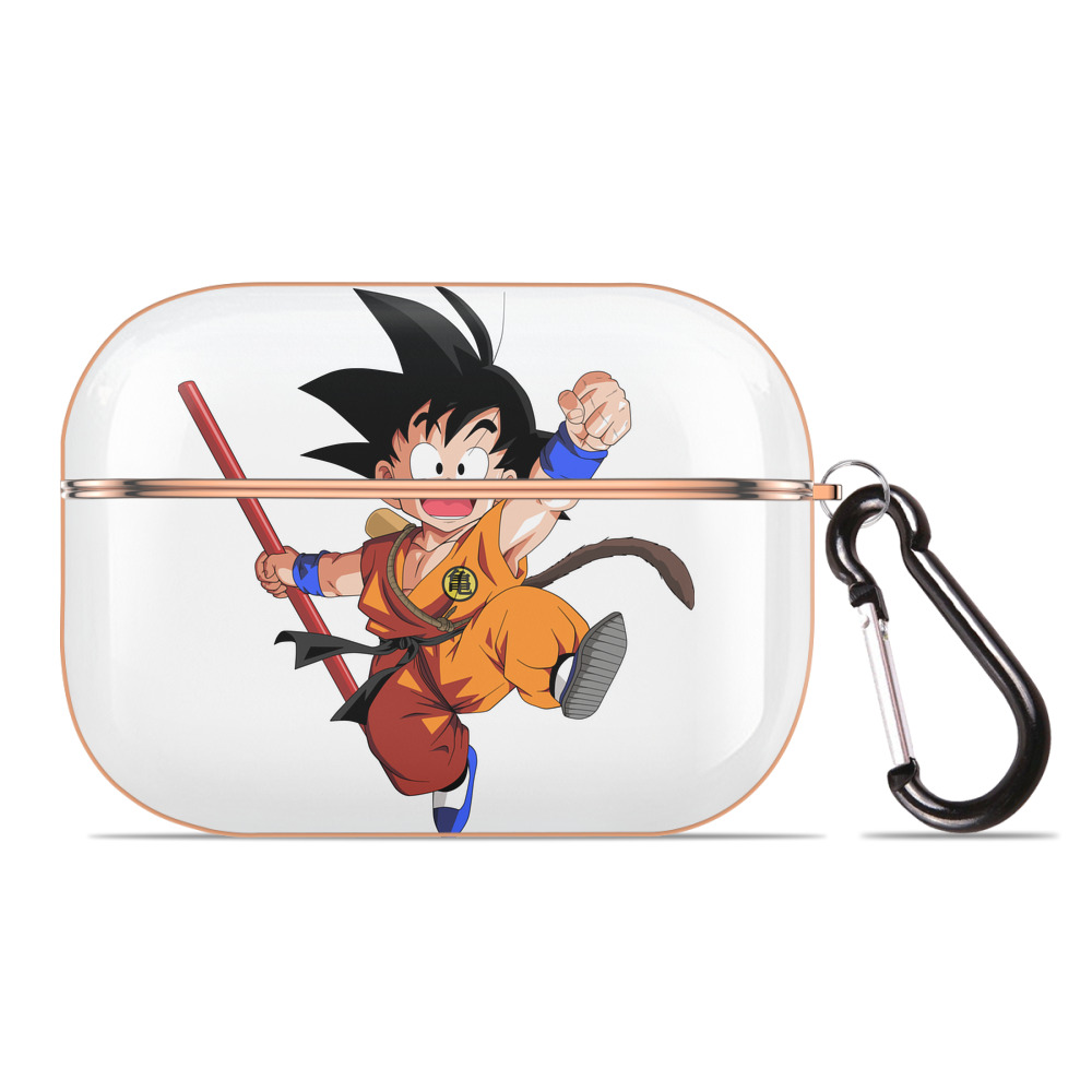 （画像用） ドラゴンボール 孫悟空（そん ごくう）Son Goku カカロット DRAGON BALL Kakarotto 【AirPods Pro用】ハードシェル保護ケース｜耐衝撃・防指紋・カラビナ付き商品仕様
