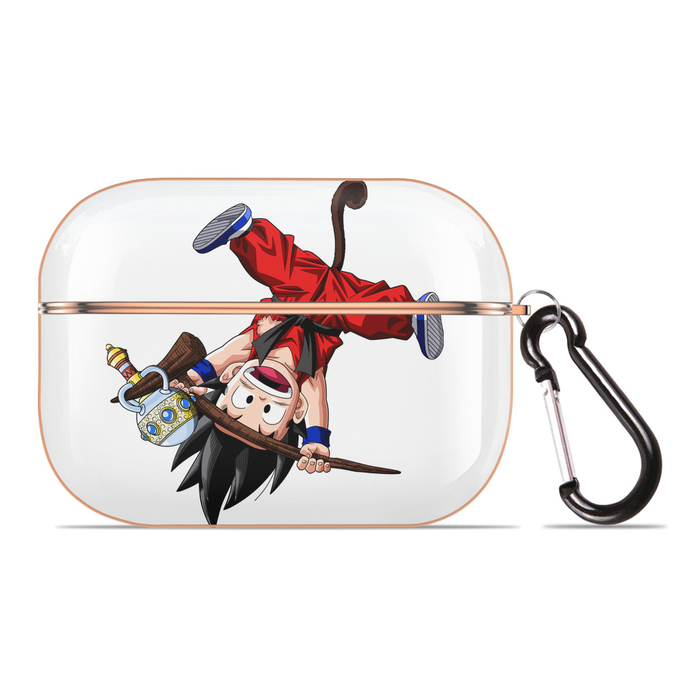 （画像用） ドラゴンボール 孫悟空（そん ごくう）Son Goku カカロット DRAGON BALL Kakarotto 【AirPods Pro用】ハードシェル保護ケース｜耐衝撃・防指紋・カラビナ付き商品仕様