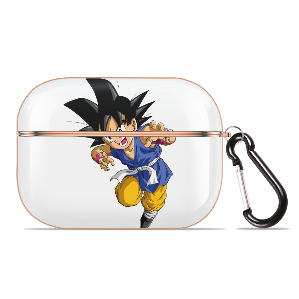（画像用） ドラゴンボール 孫悟空（そん ごくう）Son Goku カカロット DRAGON BALL Kakarotto 【AirPods Pro用】ハードシェル保護ケース｜耐衝撃・防指紋・カラビナ付き商品仕様
