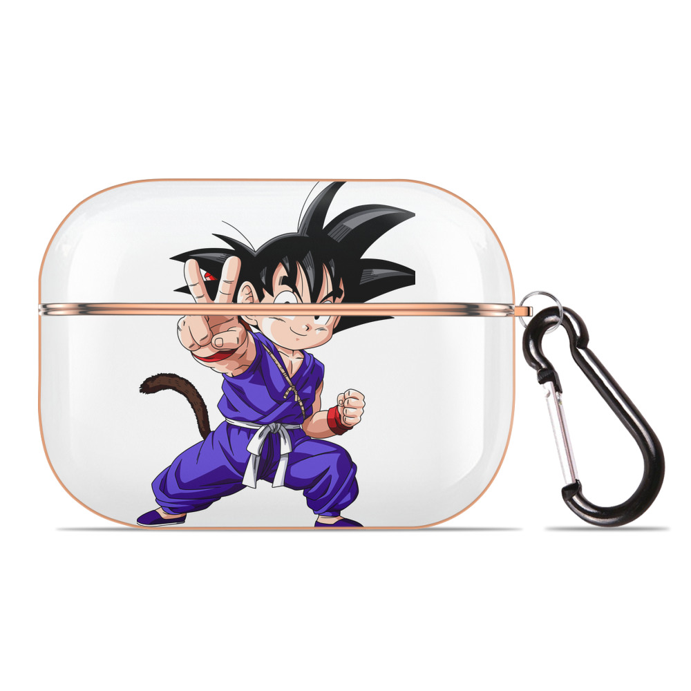 （画像用） ドラゴンボール 孫悟空（そん ごくう）Son Goku カカロット DRAGON BALL Kakarotto 【AirPods Pro用】ハードシェル保護ケース｜耐衝撃・防指紋・カラビナ付き商品仕様