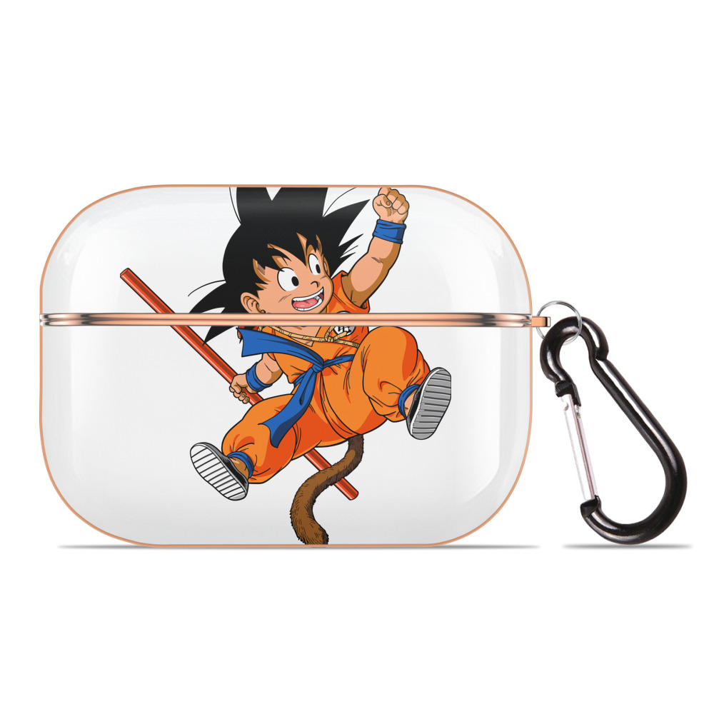 （画像用） ドラゴンボール 孫悟空（そん ごくう）Son Goku カカロット DRAGON BALL Kakarotto 【AirPods Pro用】ハードシェル保護ケース｜耐衝撃・防指紋・カラビナ付き商品仕様