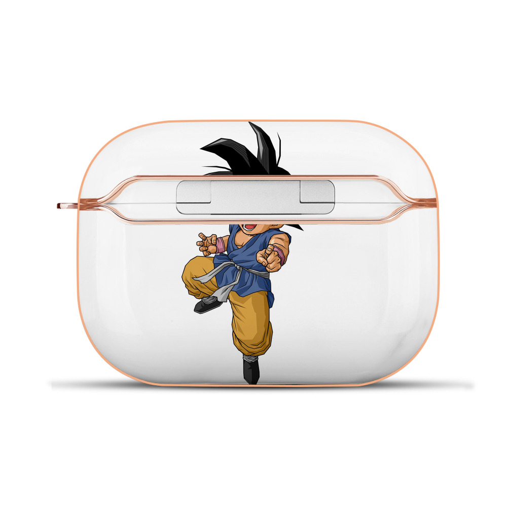 （画像用） ドラゴンボール 孫悟空（そん ごくう）Son Goku カカロット DRAGON BALL Kakarotto 【AirPods Pro用】ハードシェル保護ケース｜耐衝撃・防指紋・カラビナ付き商品仕様