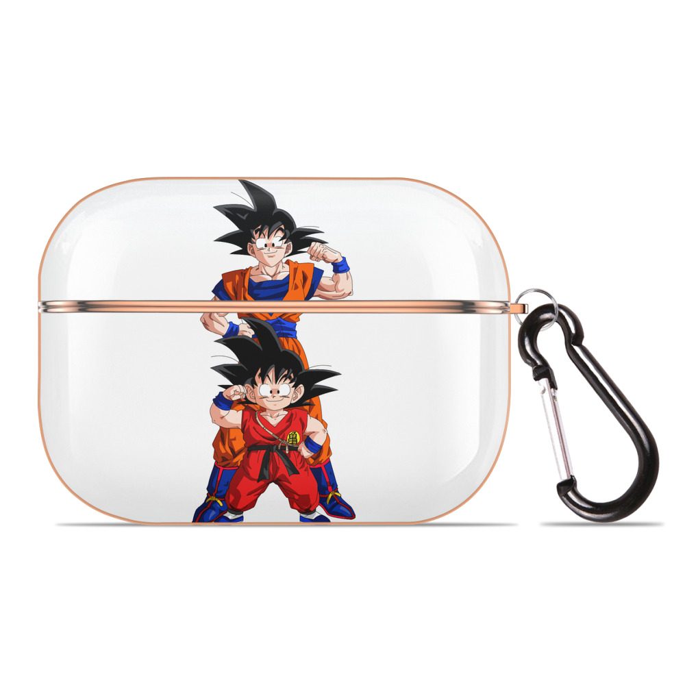 （画像用） ドラゴンボール 孫悟空（そん ごくう）Son Goku カカロット DRAGON BALL Kakarotto 【AirPods Pro用】ハードシェル保護ケース｜耐衝撃・防指紋・カラビナ付き商品仕様