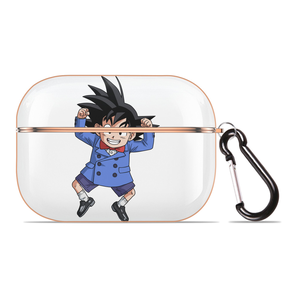 （画像用） ドラゴンボール 孫悟空（そん ごくう）Son Goku カカロット DRAGON BALL Kakarotto 【AirPods Pro用】ハードシェル保護ケース｜耐衝撃・防指紋・カラビナ付き商品仕様