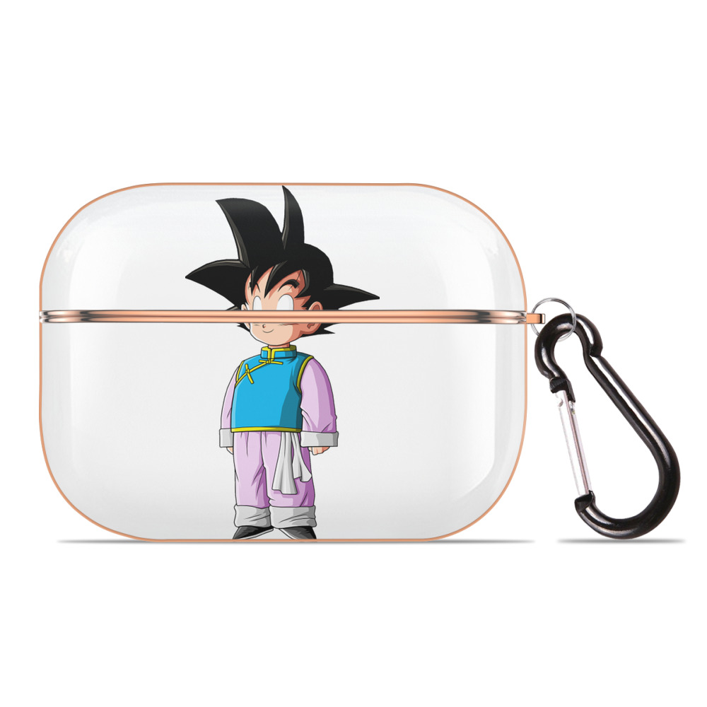 （画像用） ドラゴンボール 孫悟空（そん ごくう）Son Goku カカロット DRAGON BALL Kakarotto 【AirPods Pro用】ハードシェル保護ケース｜耐衝撃・防指紋・カラビナ付き商品仕様