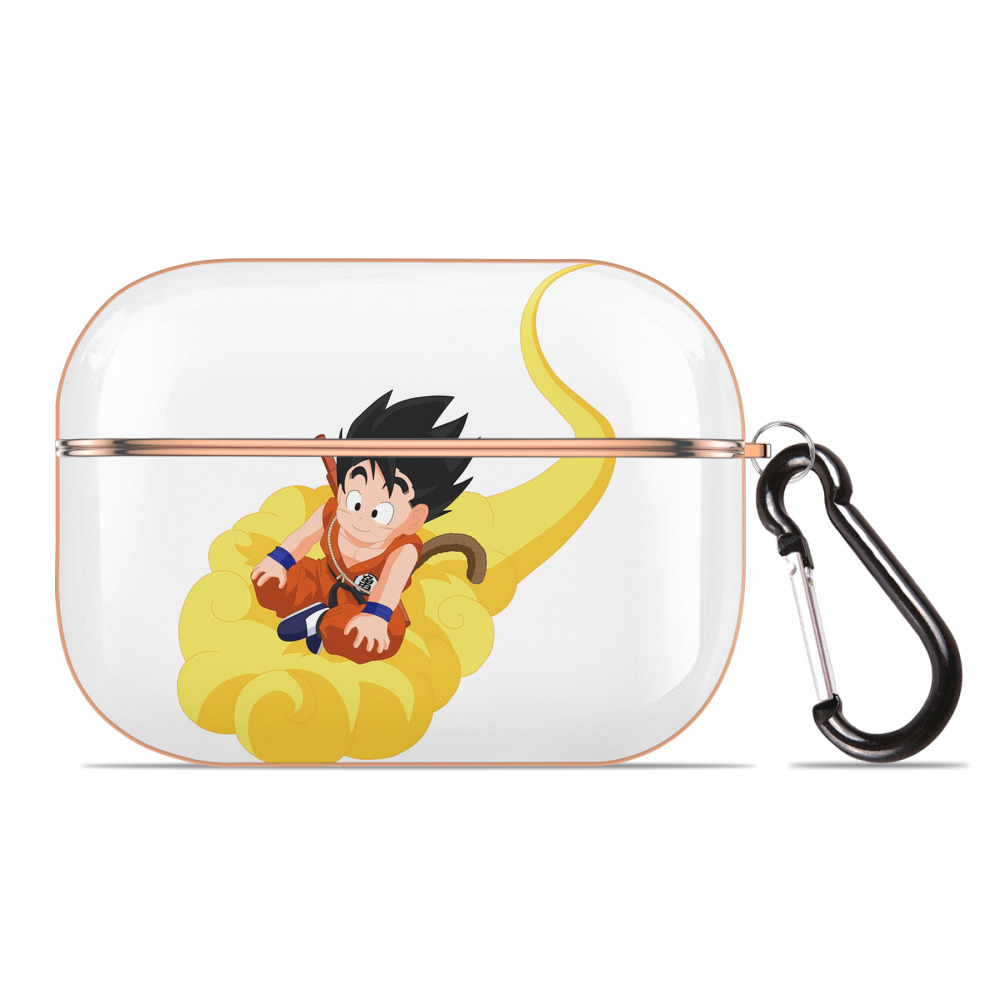（画像用） ドラゴンボール 孫悟空（そん ごくう）Son Goku カカロット DRAGON BALL Kakarotto 【AirPods Pro用】ハードシェル保護ケース｜耐衝撃・防指紋・カラビナ付き商品仕様