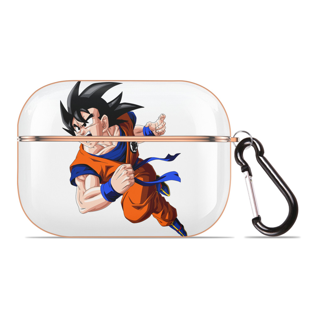 （画像用） ドラゴンボール 孫悟空（そん ごくう）Son Goku カカロット DRAGON BALL Kakarotto 【AirPods Pro用】ハードシェル保護ケース｜耐衝撃・防指紋・カラビナ付き商品仕様