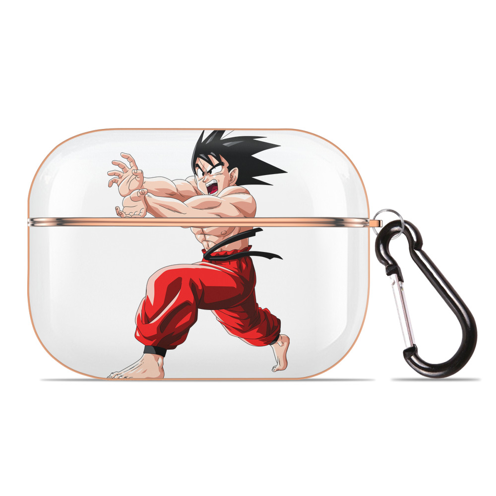 （画像用） ドラゴンボール 孫悟空（そん ごくう）Son Goku カカロット DRAGON BALL Kakarotto 【AirPods Pro用】ハードシェル保護ケース｜耐衝撃・防指紋・カラビナ付き商品仕様