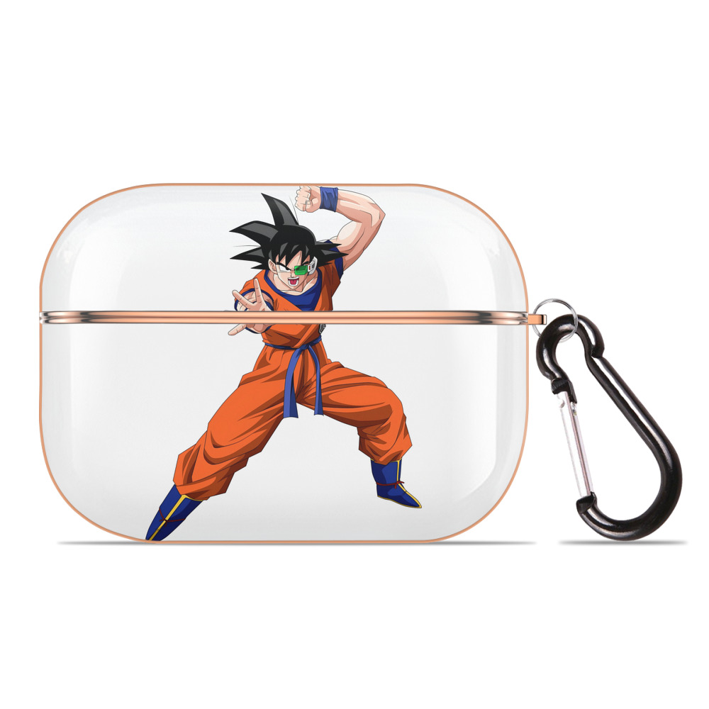 （画像用） ドラゴンボール 孫悟空（そん ごくう）Son Goku カカロット DRAGON BALL Kakarotto 【AirPods Pro用】ハードシェル保護ケース｜耐衝撃・防指紋・カラビナ付き商品仕様