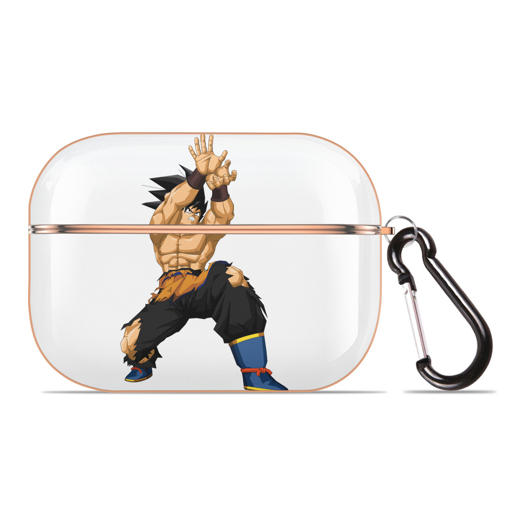 （画像用） ドラゴンボール 孫悟空（そん ごくう）Son Goku カカロット DRAGON BALL Kakarotto 【AirPods Pro用】ハードシェル保護ケース｜耐衝撃・防指紋・カラビナ付き商品仕様