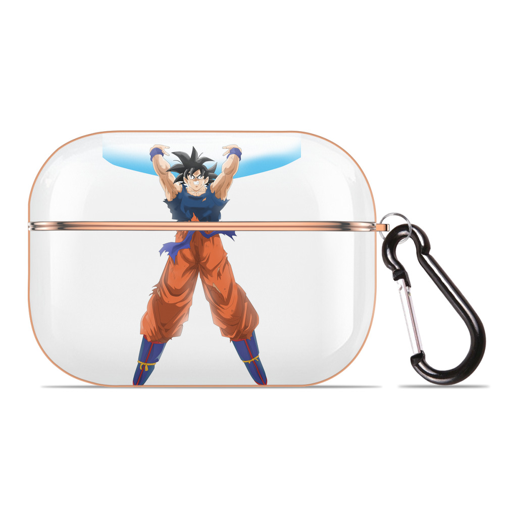 （画像用） ドラゴンボール 孫悟空（そん ごくう）Son Goku カカロット DRAGON BALL Kakarotto 【AirPods Pro用】ハードシェル保護ケース｜耐衝撃・防指紋・カラビナ付き商品仕様
