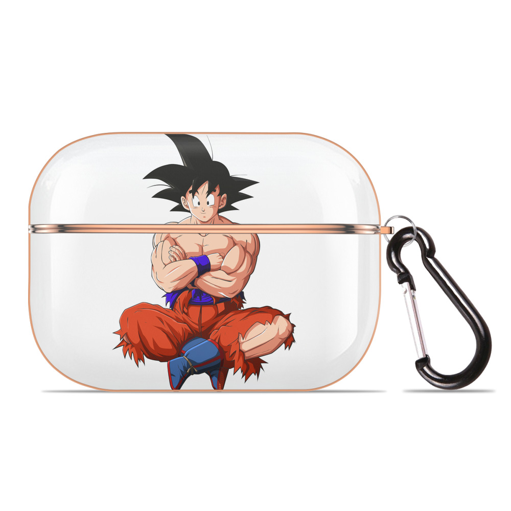 （画像用） ドラゴンボール 孫悟空（そん ごくう）Son Goku カカロット DRAGON BALL Kakarotto 【AirPods Pro用】ハードシェル保護ケース｜耐衝撃・防指紋・カラビナ付き商品仕様