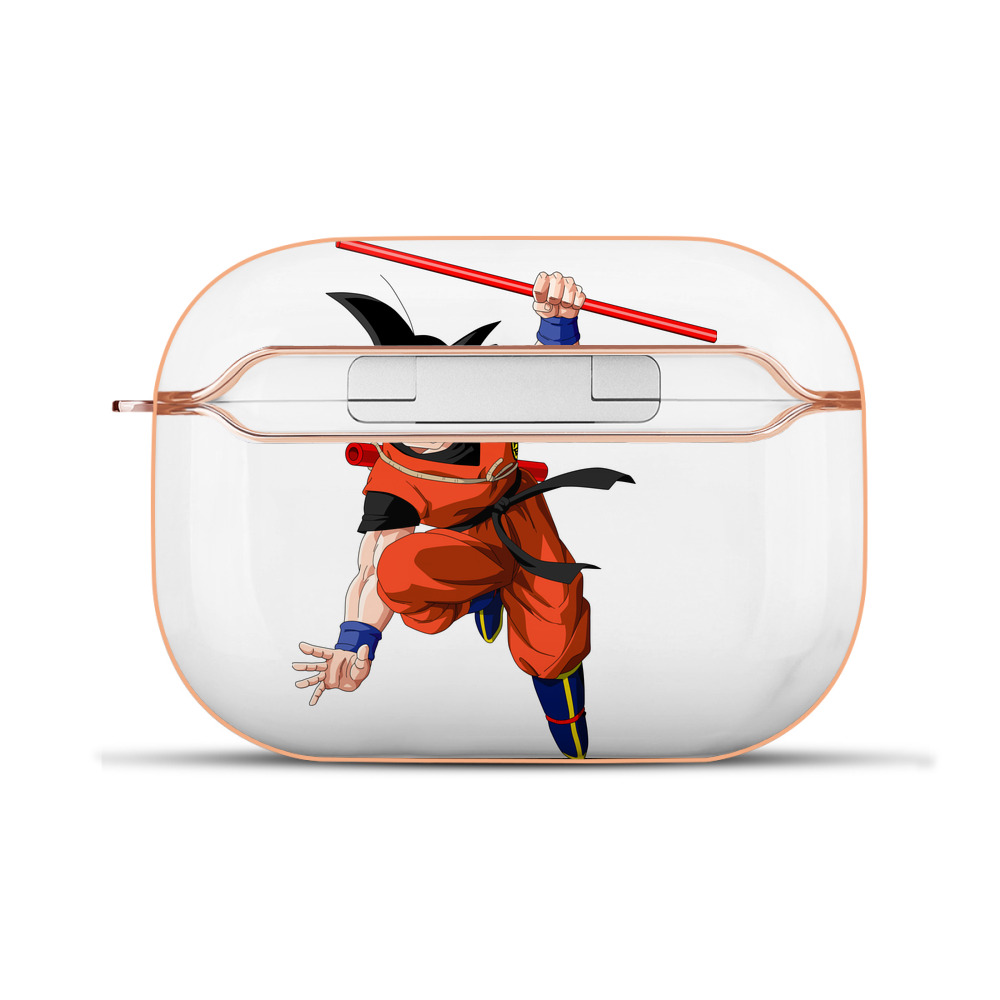 （画像用） ドラゴンボール 孫悟空（そん ごくう）Son Goku カカロット DRAGON BALL Kakarotto 【AirPods Pro用】ハードシェル保護ケース｜耐衝撃・防指紋・カラビナ付き商品仕様