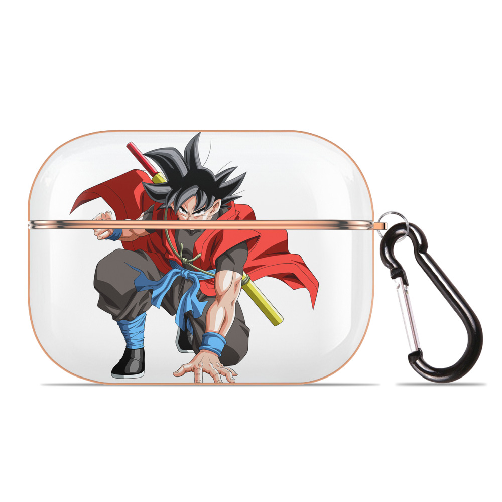 （画像用） ドラゴンボール 孫悟空（そん ごくう）Son Goku カカロット DRAGON BALL Kakarotto 【AirPods Pro用】ハードシェル保護ケース｜耐衝撃・防指紋・カラビナ付き商品仕様