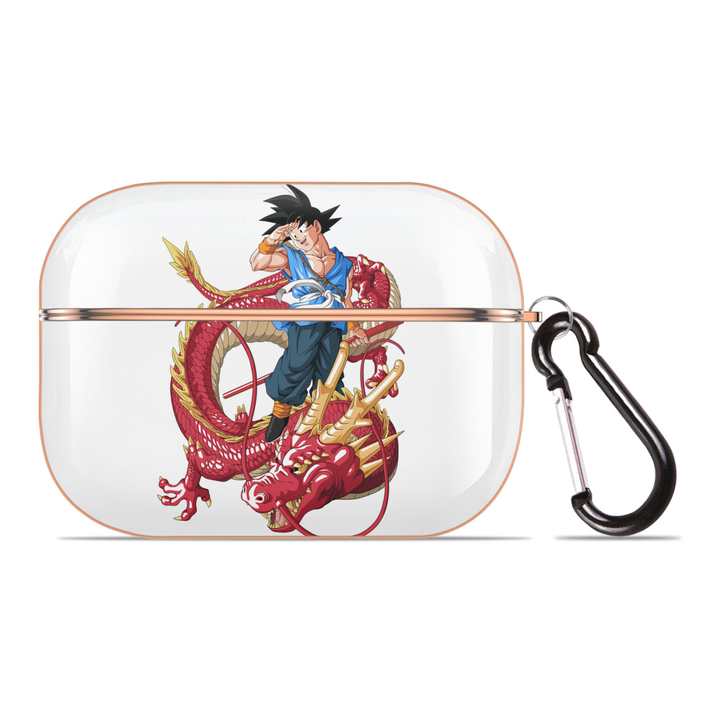 （画像用） ドラゴンボール 孫悟空（そん ごくう）Son Goku カカロット DRAGON BALL Kakarotto 【AirPods Pro用】ハードシェル保護ケース｜耐衝撃・防指紋・カラビナ付き商品仕様