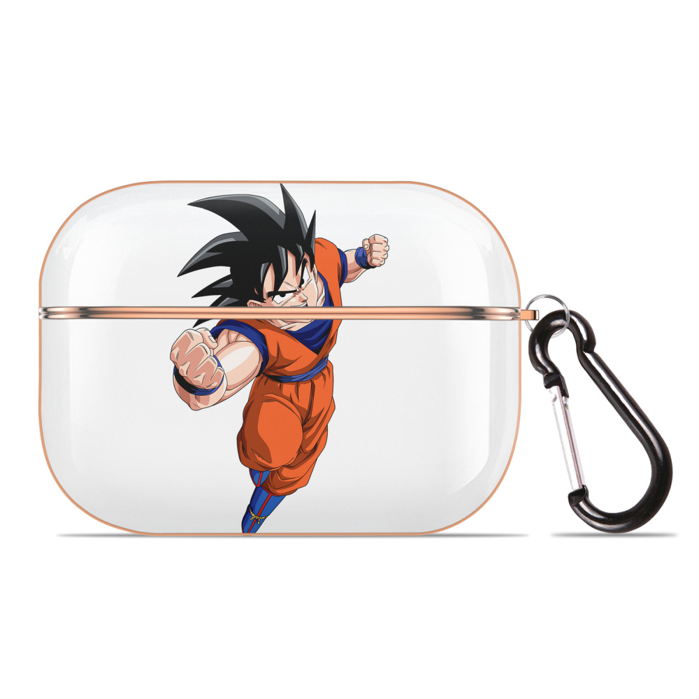 （画像用） ドラゴンボール 孫悟空（そん ごくう）Son Goku カカロット DRAGON BALL Kakarotto 【AirPods Pro用】ハードシェル保護ケース｜耐衝撃・防指紋・カラビナ付き商品仕様