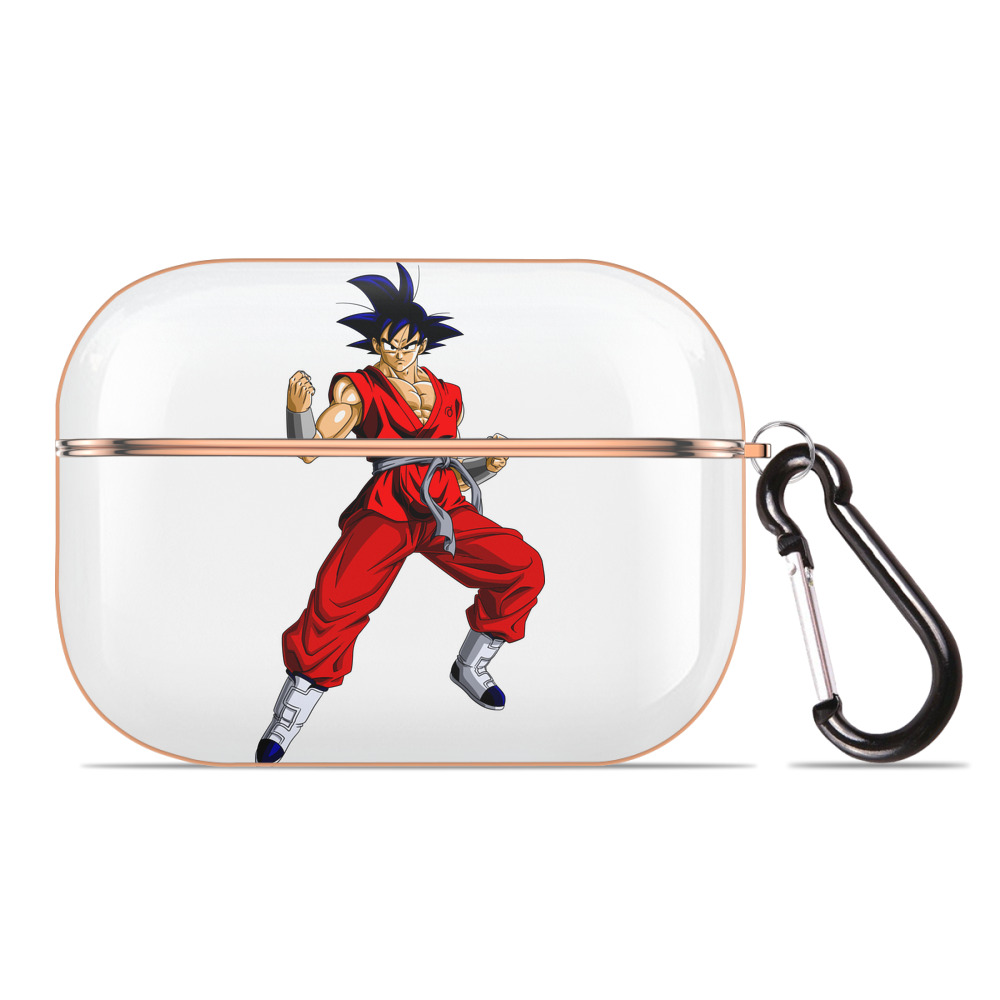 （画像用） ドラゴンボール 孫悟空（そん ごくう）Son Goku カカロット DRAGON BALL Kakarotto 【AirPods Pro用】ハードシェル保護ケース｜耐衝撃・防指紋・カラビナ付き商品仕様