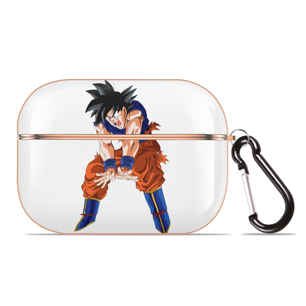 （画像用） ドラゴンボール 孫悟空（そん ごくう）Son Goku カカロット DRAGON BALL Kakarotto 【AirPods Pro用】ハードシェル保護ケース｜耐衝撃・防指紋・カラビナ付き商品仕様