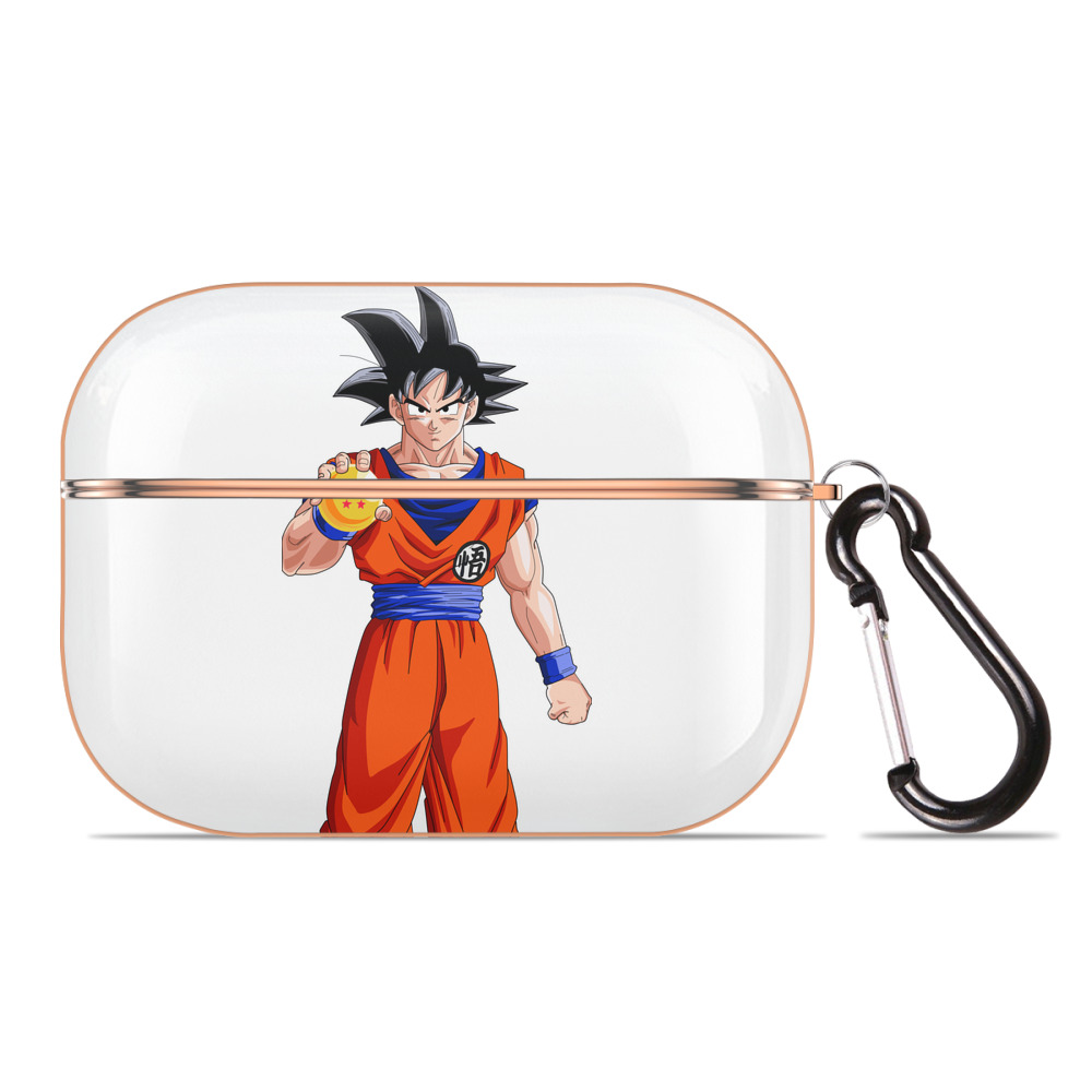 （画像用） ドラゴンボール 孫悟空（そん ごくう）Son Goku カカロット DRAGON BALL Kakarotto 【AirPods Pro用】ハードシェル保護ケース｜耐衝撃・防指紋・カラビナ付き商品仕様