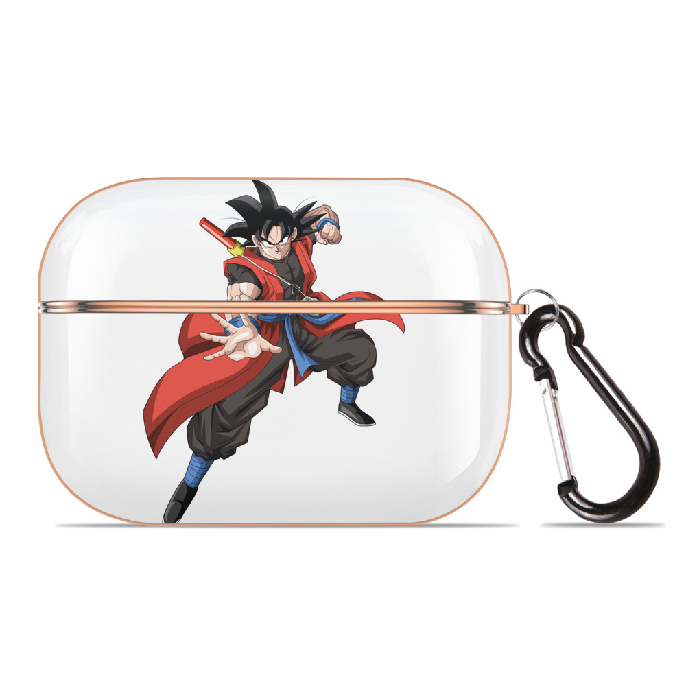 （画像用） ドラゴンボール 孫悟空（そん ごくう）Son Goku カカロット DRAGON BALL Kakarotto 【AirPods Pro用】ハードシェル保護ケース｜耐衝撃・防指紋・カラビナ付き商品仕様