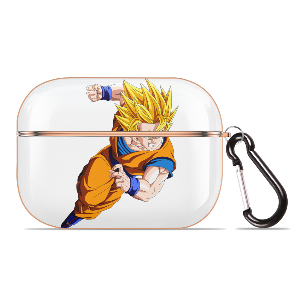 （画像用） ドラゴンボール 孫悟空（そん ごくう）Son Goku カカロット DRAGON BALL Kakarotto 【AirPods Pro用】ハードシェル保護ケース｜耐衝撃・防指紋・カラビナ付き商品仕様