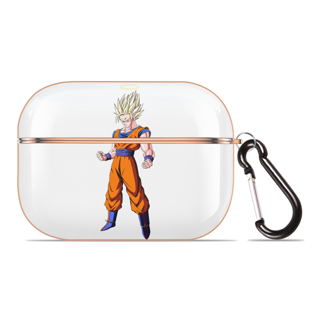 （画像用） ドラゴンボール 孫悟空（そん ごくう）Son Goku カカロット DRAGON BALL Kakarotto 【AirPods Pro用】ハードシェル保護ケース｜耐衝撃・防指紋・カラビナ付き商品仕様