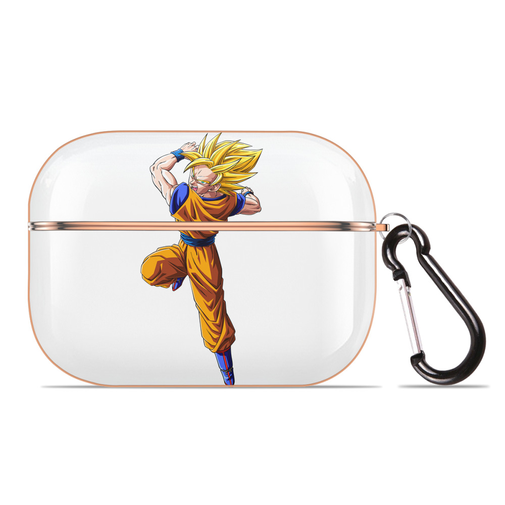 （画像用） ドラゴンボール 孫悟空（そん ごくう）Son Goku カカロット DRAGON BALL Kakarotto 【AirPods Pro用】ハードシェル保護ケース｜耐衝撃・防指紋・カラビナ付き商品仕様